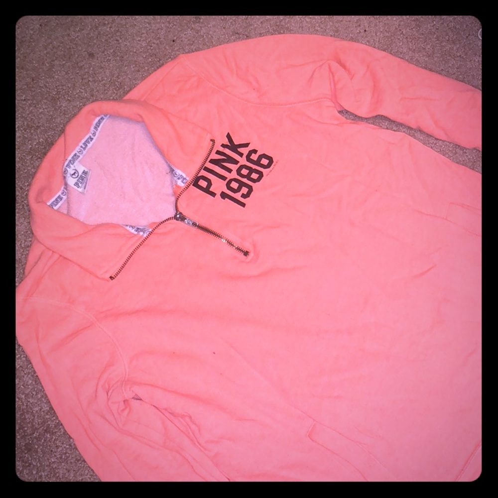 Long sleeve coral VS half zip